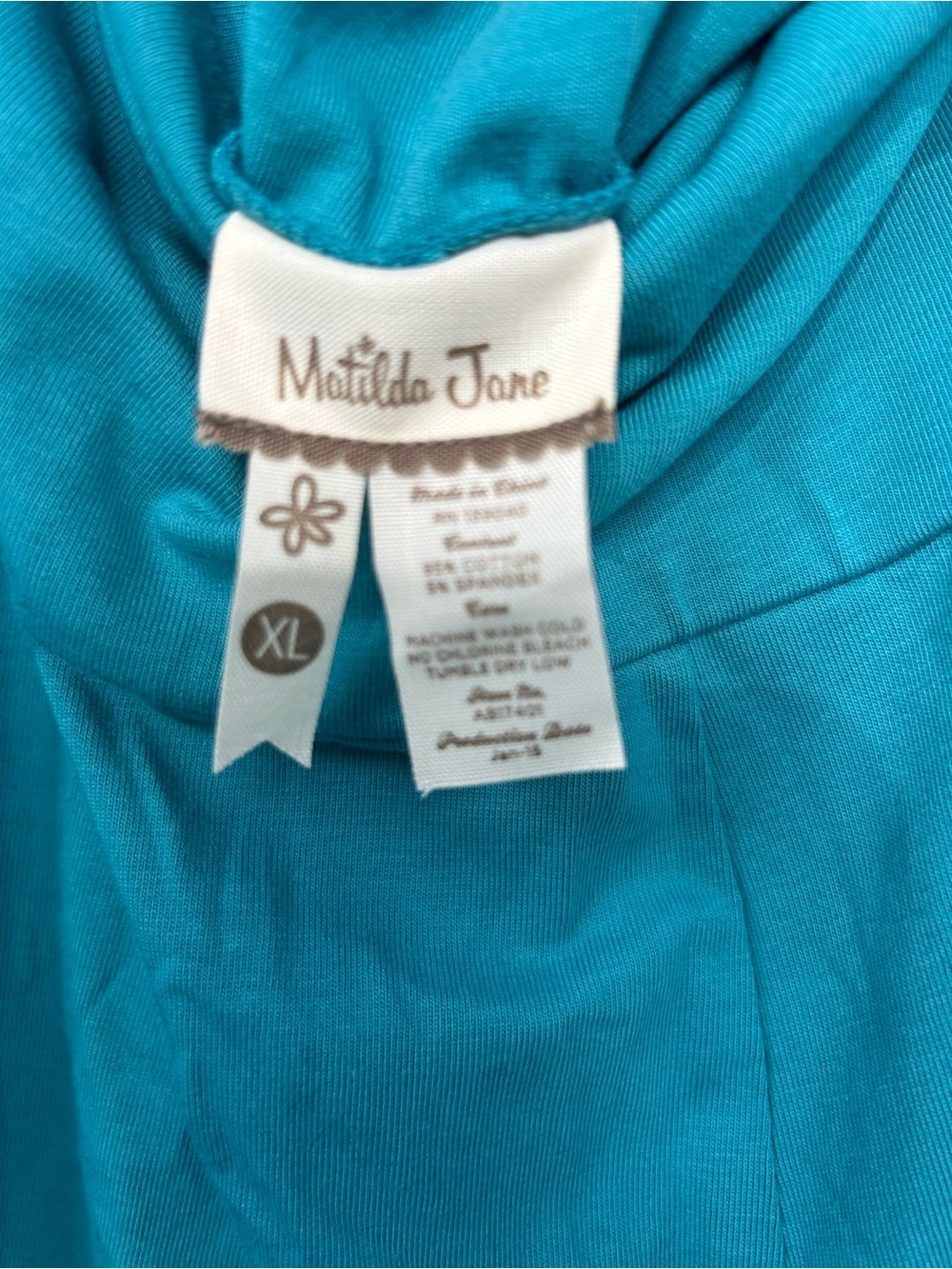 Matilda Jane Teal Ruffled Pants - Picture 2 of 5